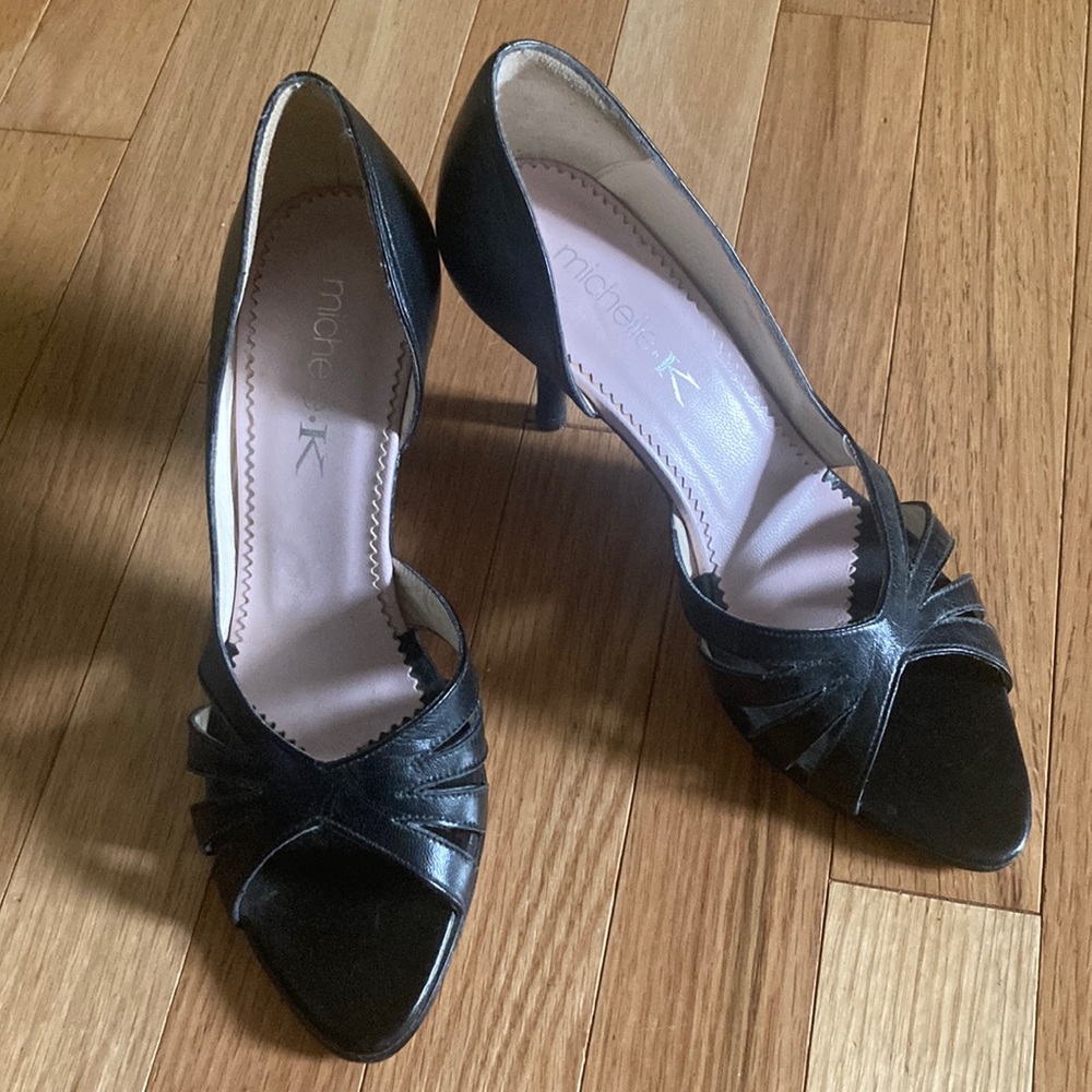 NEW Michelle K heel sandals sz 7